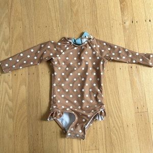 Minnow Baby Girl Rashguard One Piece - Size 1